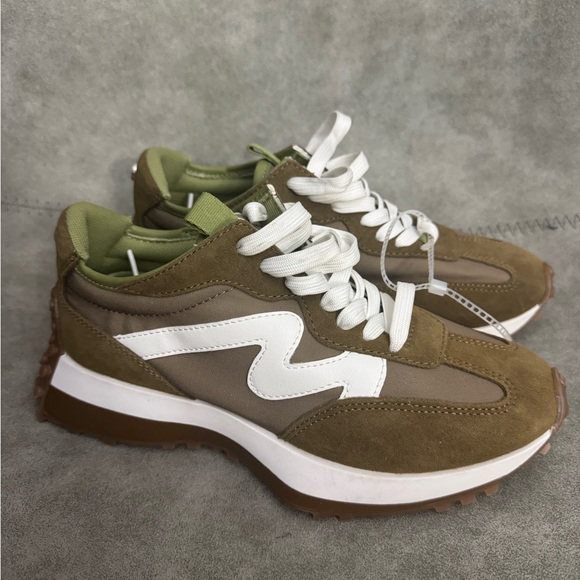 NWT Steve Madden CAMPO OLIVE MULTI SNEAKERS Sz 7,5 (no original box) - Picture 7 of 12